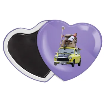 Mr. Bean mini 1000, Μαγνητάκι καρδιά (57x52mm)