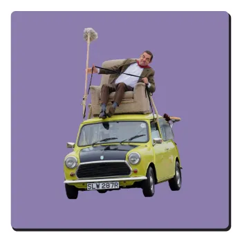 Mr. Bean mini 1000, Τετράγωνο μαγνητάκι ξύλινο 6x6cm