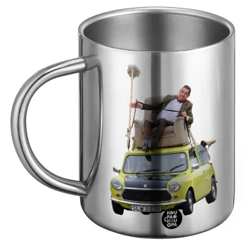 Mr. Bean mini 1000, Ανοξείδωτη Μεταλλική Κούπα 450ml - Διπλού Τοιχώματος