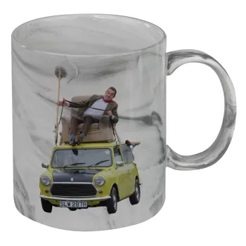 Mr. Bean mini 1000, Mug ceramic marble style, 330ml