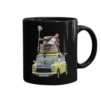Mr. Bean mini 1000, Mug black, ceramic, 330ml