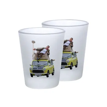 Mr. Bean mini 1000, Σφηνοπότηρα γυάλινα 45ml του πάγου (2 τεμάχια)