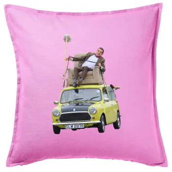 Mr. Bean mini 1000, Sofa cushion Pink 50x50cm includes filling