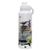 1L Stainless Steel Thermal Bottle with Phone Holder & Double Wall Insulation