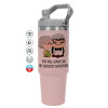Pink color, 890ml (30oz) stainless Steel Tumbler with Handle