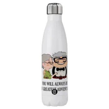 UP, YOU WILL ALWAYS BE MY GREATEST ADVENTURE, Stainless steel, double-walled, 750ml