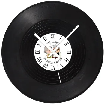 UP, YOU WILL ALWAYS BE MY GREATEST ADVENTURE, Ρολόι τοίχου Βινύλιο (30cm)