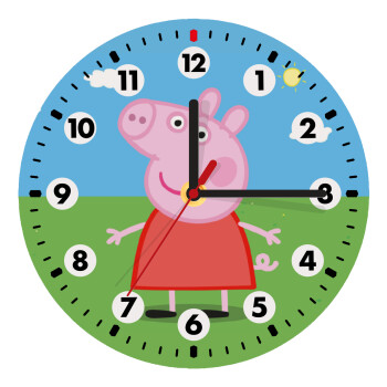 Πέππα το γουρουνάκι, Wooden wall clock (20cm)