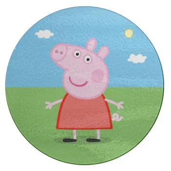 Πέππα το γουρουνάκι, Επιφάνεια κοπής γυάλινη στρογγυλή (30cm)