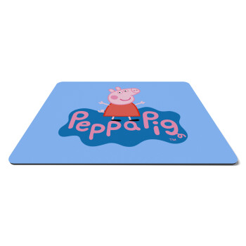 Πέππα το γουρουνάκι μπλε με όνομα, Mousepad rect 27x19cm