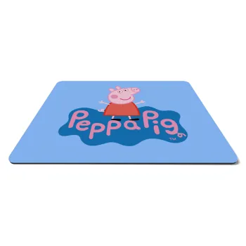 Πέππα το γουρουνάκι μπλε με όνομα, Mousepad ορθογώνιο 27x19cm