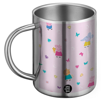 Πέππα το γουρουνάκι και οι φίλοι της, BIG Mug Stainless steel double wall (450ml)