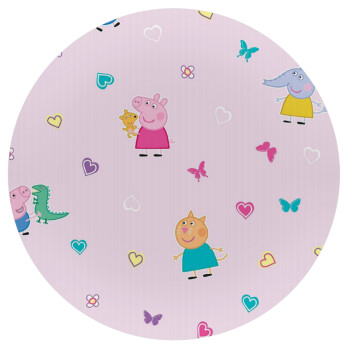 Πέππα το γουρουνάκι και οι φίλοι της, Mousepad Round 20cm