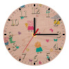 Ρολόι τοίχου ξύλινο plywood (20cm)