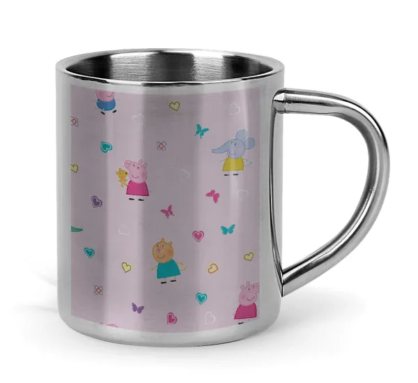 Πέππα το γουρουνάκι και οι φίλοι της — Mug Stainless steel double wall 300ml