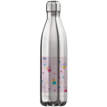 Πέππα το γουρουνάκι και οι φίλοι της, Inox (Stainless steel) hot metal mug, double wall, 750ml