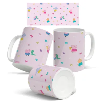 Πέππα το γουρουνάκι και οι φίλοι της, Κούπα, κεραμική, 330ml