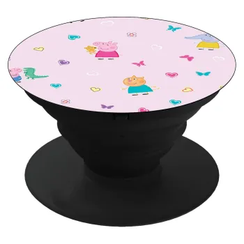 Πέππα το γουρουνάκι και οι φίλοι της, Phone Holders Stand  Μαύρο Βάση Στήριξης Κινητού στο Χέρι