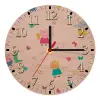 Ρολόι τοίχου ξύλινο plywood (20cm)