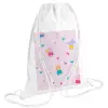 Backpack pouch GYMBAG white (28x40cm)