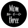 Mom of three, Επιφάνεια κοπής γυάλινη στρογγυλή (30cm)