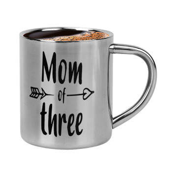 Mom of three, Κουπάκι μεταλλικό διπλού τοιχώματος για espresso (220ml)