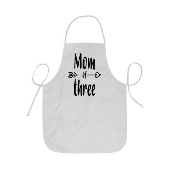 Mom of three, Ποδιά Σεφ ολόσωμη κοντή  Παιδική (44x62cm)