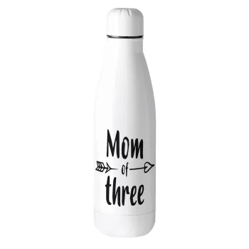 Mom of three, Metal mug thermos (Stainless steel), 500ml