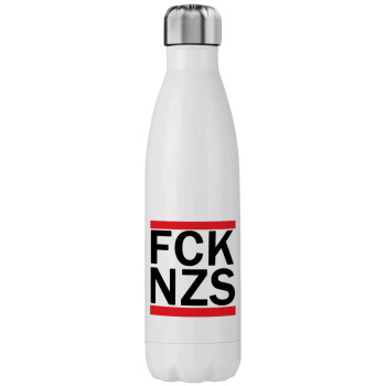 FCK NZS, Μεταλλικό παγούρι θερμός (Stainless steel), διπλού τοιχώματος, 750ml