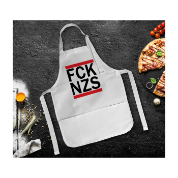 FCK NZS, Ποδιά Σεφ Ολόσωμη Παιδική (με ρυθμιστικά και 2 τσέπες)