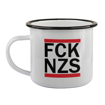 FCK NZS, Κούπα εμαγιέ με μαύρο χείλος 360ml