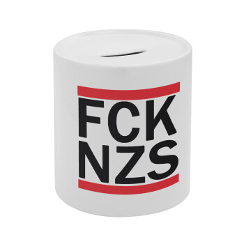 FCK NZS, Κουμπαράς πορσελάνης με τάπα