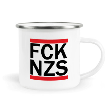 FCK NZS, Κούπα Μεταλλική εμαγιέ λευκη 360ml