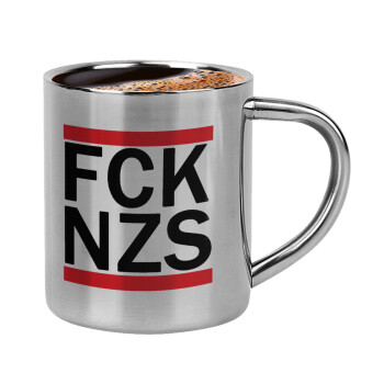 FCK NZS, Double-wall metal cup for espresso (220ml)