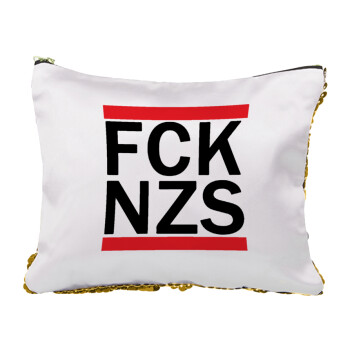 FCK NZS, Τσαντάκι νεσεσέρ με πούλιες (Sequin) Χρυσό