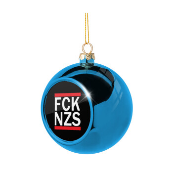 FCK NZS, Χριστουγεννιάτικη μπάλα δένδρου Μπλε 8cm