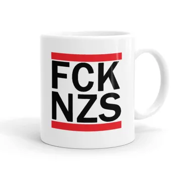 FCK NZS, Ceramic coffee mug, 330ml