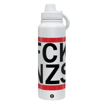 FCK NZS, Θερμός 1L Ανοξείδωτο με Βάση Κινητού & Διπλά Τοιχώματα