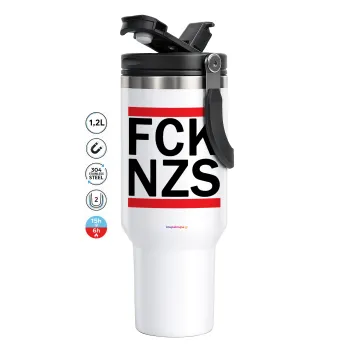 FCK NZS, Mega Stainless steel Tumbler with lid, double wall 1,2L