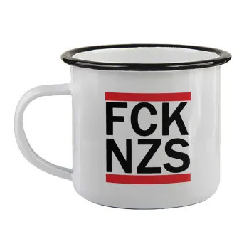 FCK NZS, Κούπα εμαγιέ με μαύρο χείλος 360ml