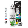 Soccer Metal mug thermos, double wall, 550ml