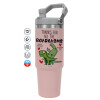 Pink color, 890ml (30oz) stainless Steel Tumbler with Handle