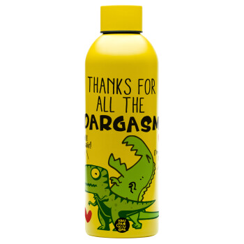 Thanks for all the ROARGASMS, Μεταλλικό παγούρι νερού, 304 Stainless Steel 800ml