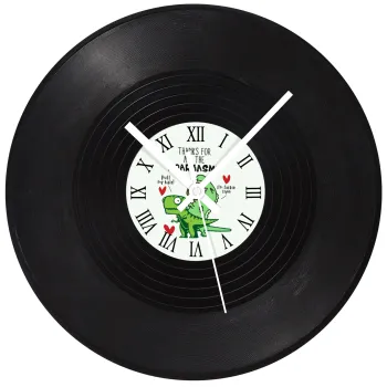 Thanks for all the ROARGASMS, Ρολόι τοίχου Βινύλιο (30cm)