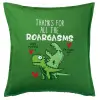 Sofa cushion Green 50x50cm includes filling