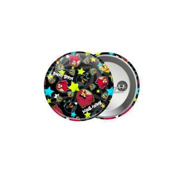 Τα πουλάκια angry birds μαύρο, Κονκάρδα παραμάνα 5cm