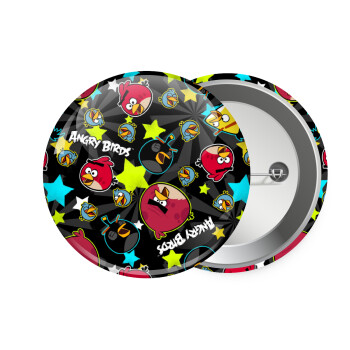 Τα πουλάκια angry birds μαύρο, Κονκάρδα παραμάνα 7.5cm