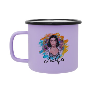 Dua lipa, Κούπα Μεταλλική εμαγιέ ΜΑΤ Light Pastel Purple 360ml