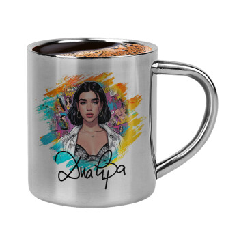 Dua lipa, Κουπάκι μεταλλικό διπλού τοιχώματος για espresso (220ml)