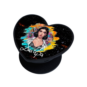 Dua lipa, Phone Holders Stand  καρδιά Μαύρο Βάση Στήριξης Κινητού στο Χέρι